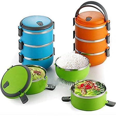 hengli 3 layer steel lunch box|Amazon.com: 3 Layer Bento Box.